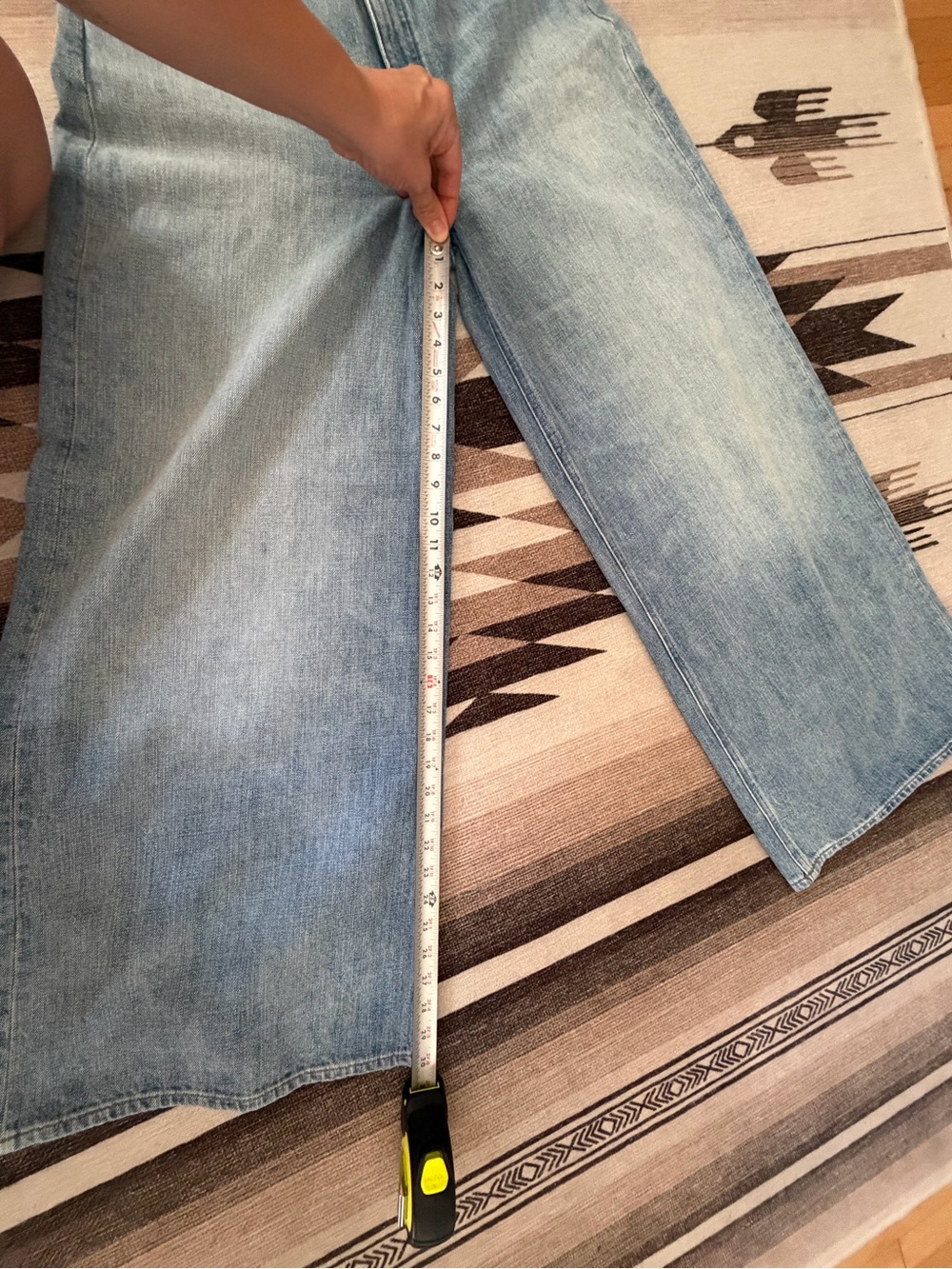 J. Crew High Rise Super Wide-Leg Jeans. Size 30. Elliot wash - Picture 15 of 16